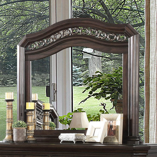 Furniture of America - Calliope Mirror in Espresso - CM7751M View 1
