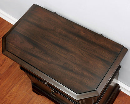 Furniture of America - Calliope Nightstand w/ USB in Espresso - CM7751N View 2