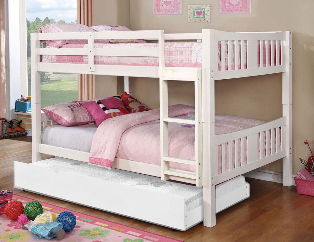 Furniture of America - Cameron Full/Full Bunk Bed in White - CM-BK929F-WH-BED-VN View 1