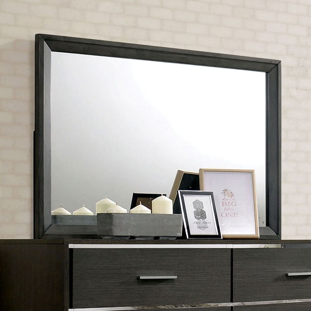 Furniture of America - Camryn Mirror in Warm Gray - CM7589M View 1