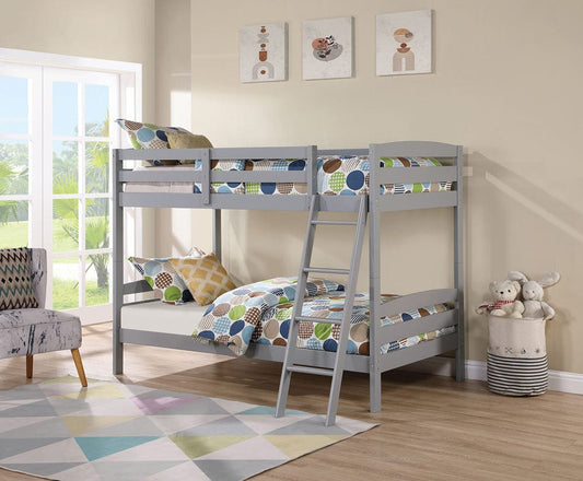 Furniture of America - Candice Twin/Twin Bunk Bed in Gray - FM-BK002GY View 1