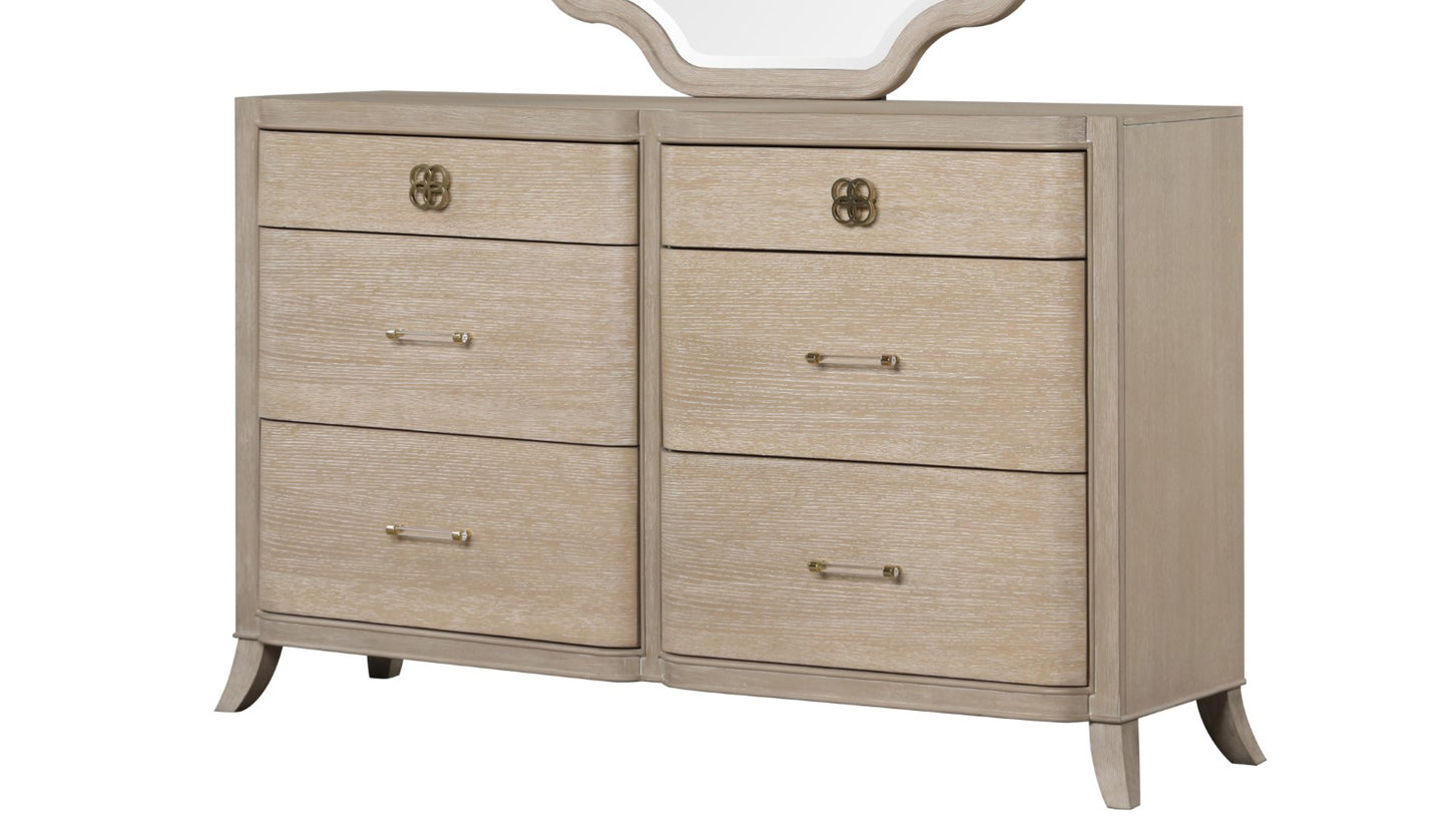 Furniture of America - Candra Dresser in Natural Oak - FM7424AK-D View 1