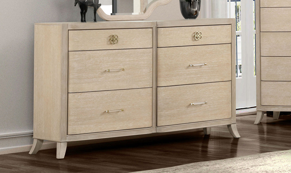 Furniture of America - Candra Dresser in Natural Oak - FM7424AK-D View 5