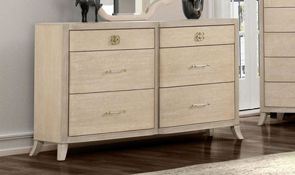 Furniture of America - Candra Dresser in Natural Oak - FM7424AK-D View 5