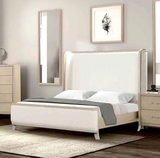 Furniture of America - Candra - E.King Bed, Natural Oak - FM7424AK-EK-BED view 1