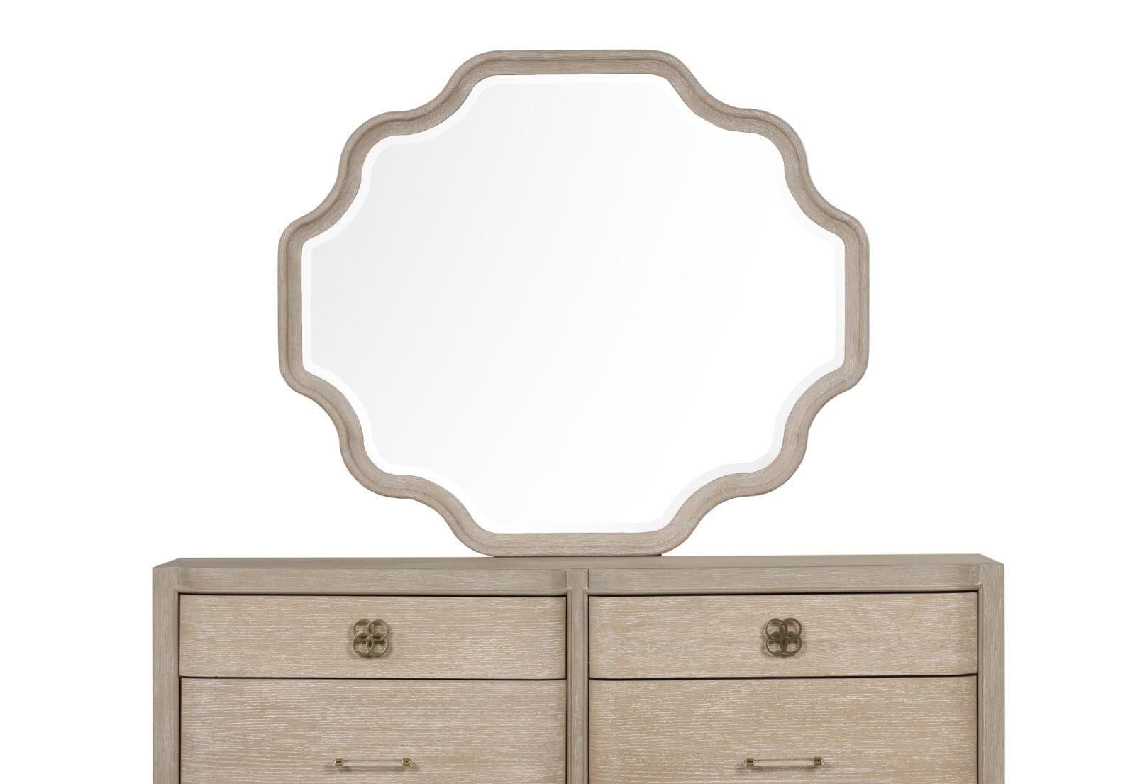 Furniture of America - Candra Mirror in Natural Oak - FM7424AK-M View 2