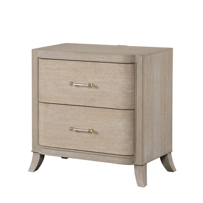 Furniture of America - Candra Nightstand in Natural Oak - FM7424AK-N View 1
