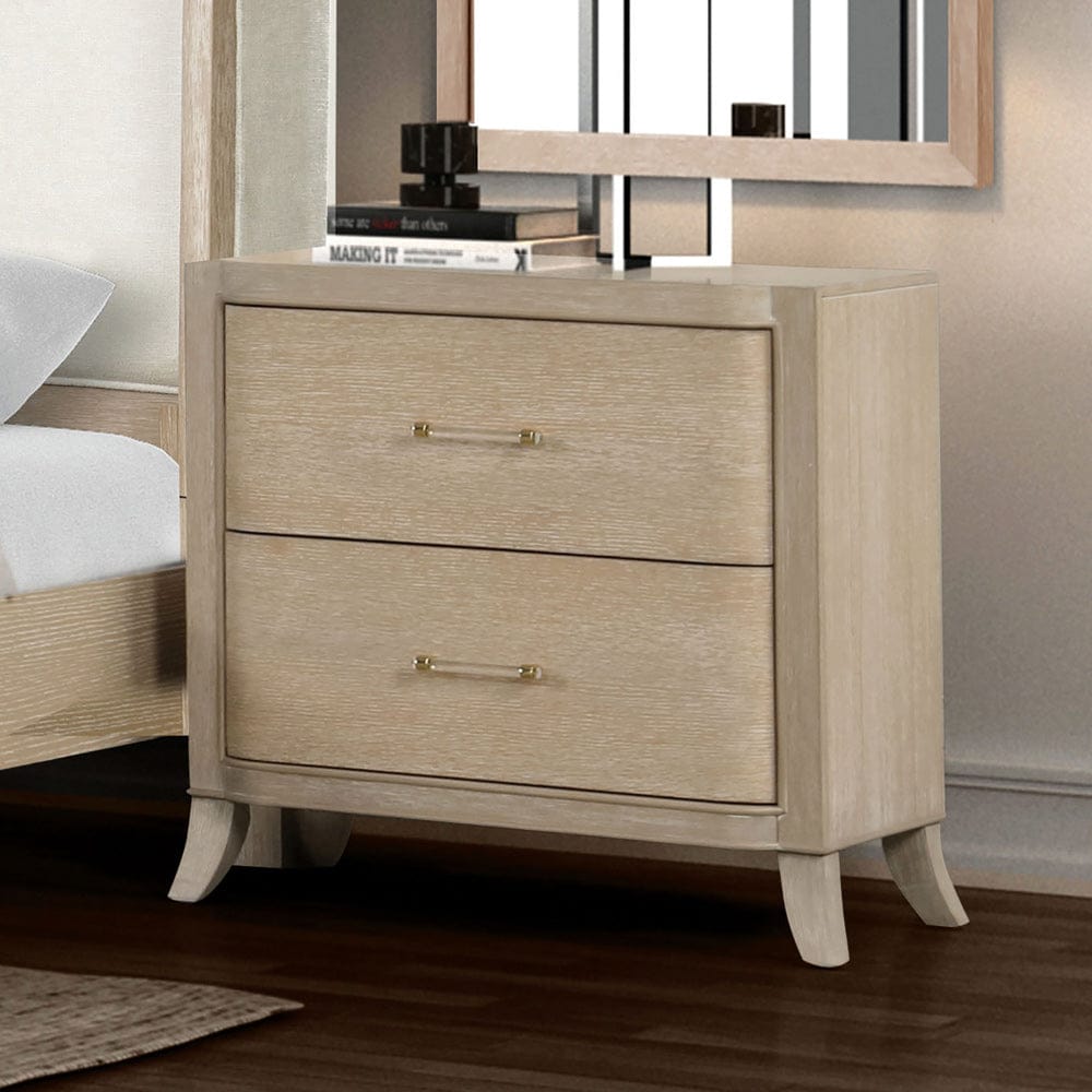 Furniture of America - Candra Nightstand in Natural Oak - FM7424AK-N View 8