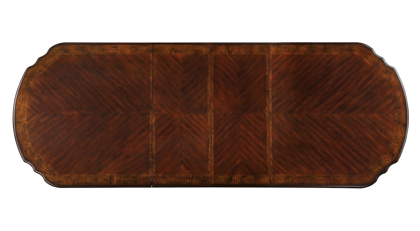 Furniture of America - Canyonville Dining Table in Brown Cherry - CM3144T-TABLE View 3