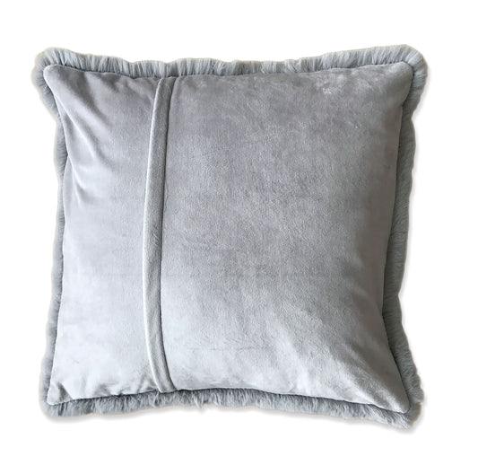 Furniture of America - Caparica 20" X 20" Pillow in Silver - PL4143 View 2