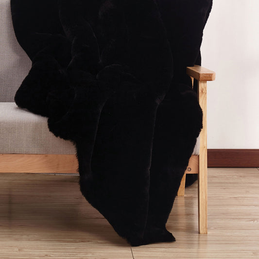 Furniture of America - Caparica Throw in Black - TW4139 View 1