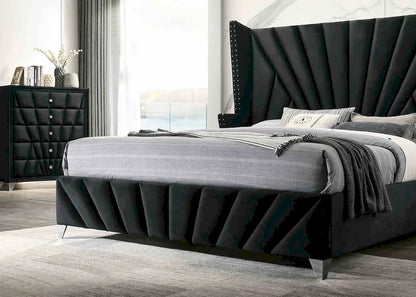 Furniture of America - Carissa - 3 Pc. Queen Bedroom Set - CM7164BK-Q-4PC view 3