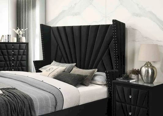 Furniture of America - Carissa - 4 Pc. Queen Bedroom Set w/ Chest - CM7164BK-Q-5PC-CHEST view 2