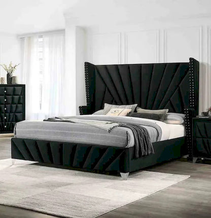 Furniture of America - Carissa - Cal.King, Black - CM7164BK-CK-BED view 1