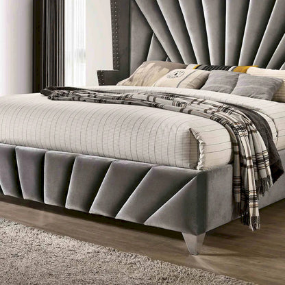 Furniture of America - Carissa - Cal.King, Gray - CM7164CK-BED view 2