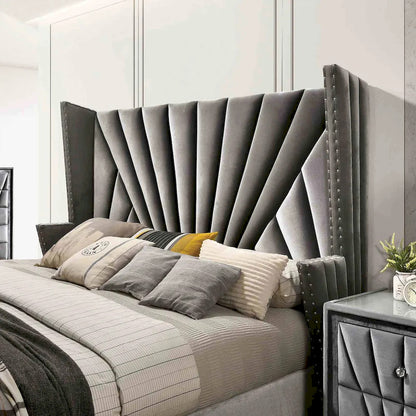 Furniture of America - Carissa - Cal.King, Gray - CM7164CK-BED view 3