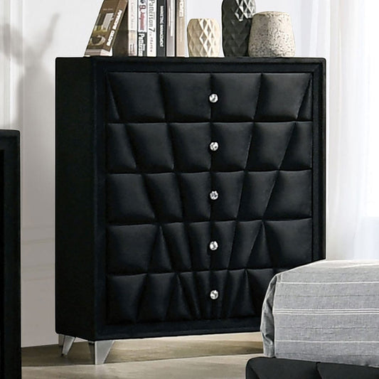 Furniture of America - Carissa Chest in Black - CM7164BK-C View 1