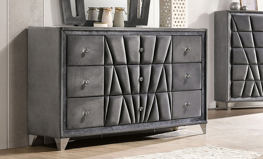 Furniture of America - Carissa Dresser in Gray - CM7164D View 1