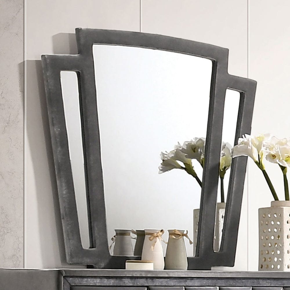 Furniture of America - Carissa Mirror in Gray - CM7164M View 1
