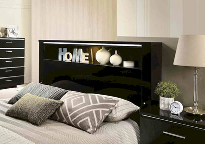 Furniture of America - Carlie - Cal.King Bed, Black - FOA7039CK-BED view 3