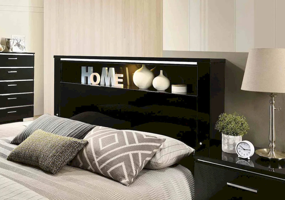 Furniture of America - Carlie - E.King, Black - FOA7039EK-BED view 3