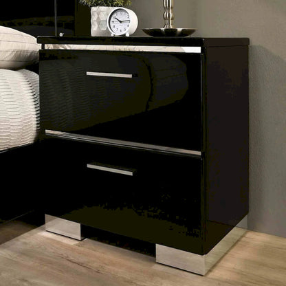 Furniture of America - Carlie - E.King, Black - FOA7039EK-BED view 4
