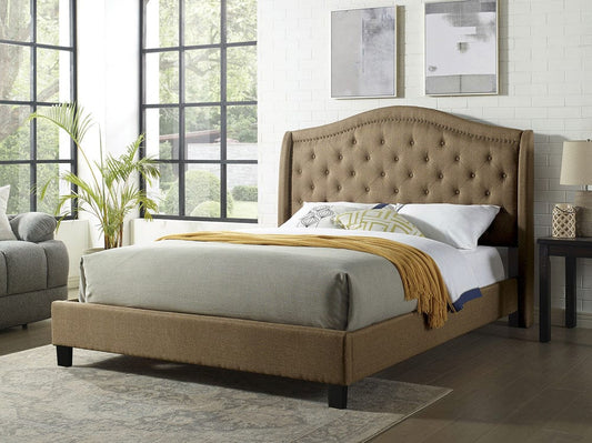 Furniture of America - Carly Full Bed in Brown - FM7160BR-F-BED View 1