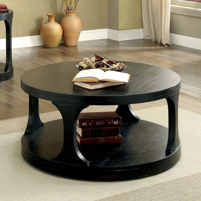 Furniture of America - Carrie Coffee Table in Antique Black - CM4422C View 1