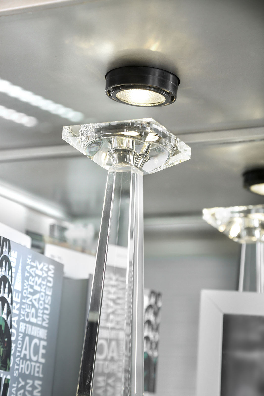 Furniture of America - Carrollton Curio in Chrome - CM-CR150-PK View 2