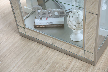 Furniture of America - Carrollton Curio in Chrome - CM-CR150-PK View 3