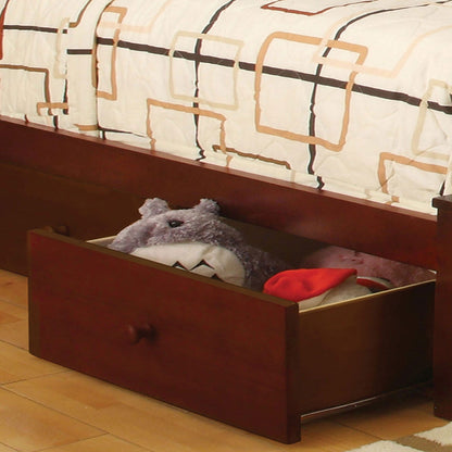 Furniture of America - Carus Twin Bed in Cherry - CM7904CH-T-BED View 3
