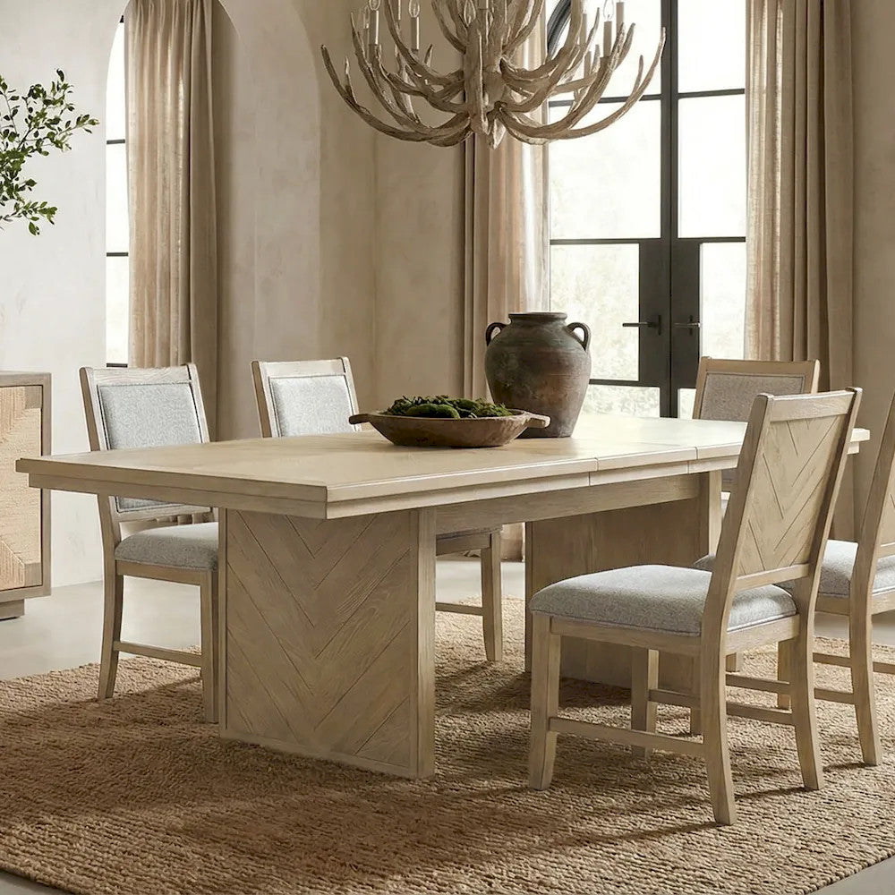 Furniture of America - Casoria - Dining Table - Natural - FM34008NT-T-TABLE view 2