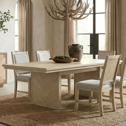 Furniture of America - Casoria - Dining Table - Natural - FM34008NT-T-TABLE view 2