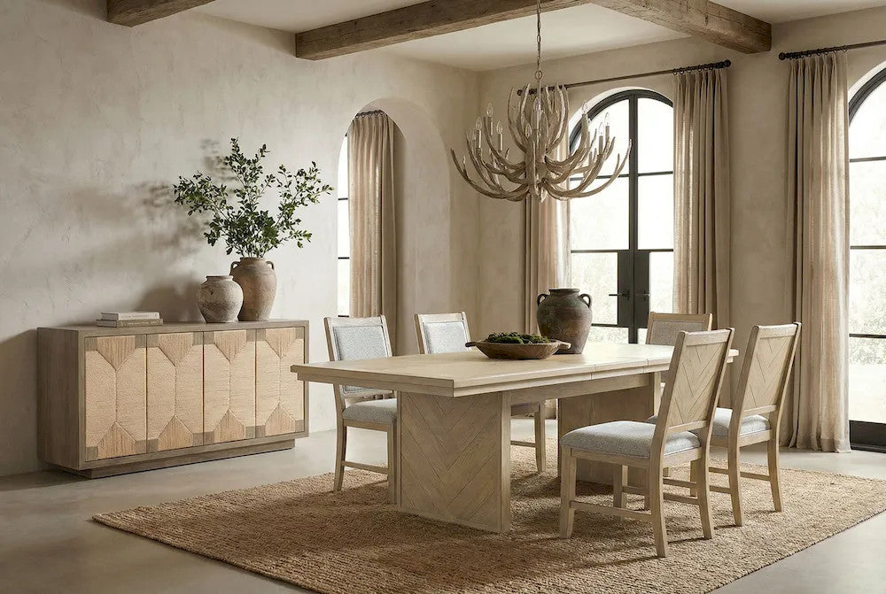 Furniture of America - Casoria - Dining Table - Natural - FM34008NT-T-TABLE view 3