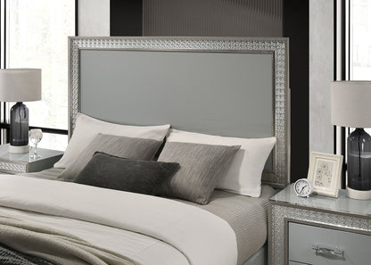 Furniture of America - Cassiopeia Queen Bed in Metallic Gray - FM7254GY-Q-BED View 2