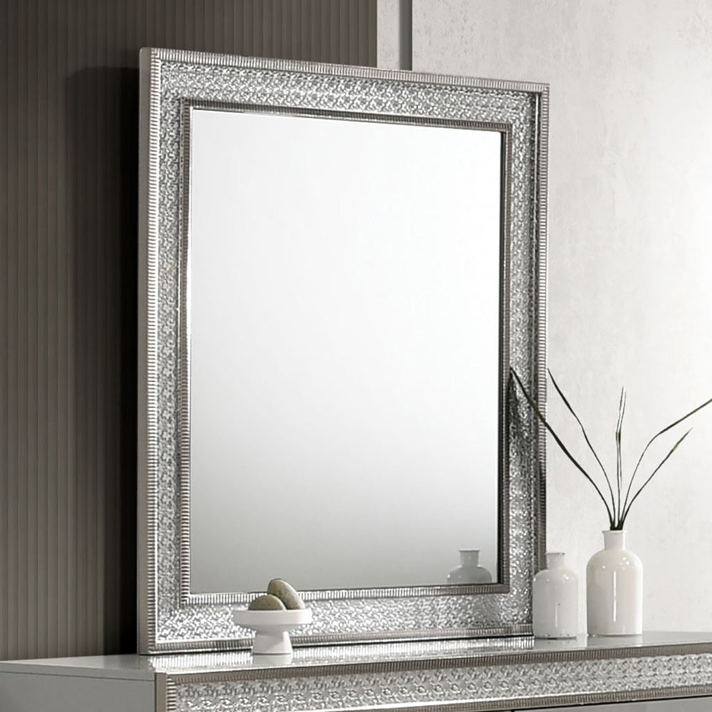Furniture of America - Cassiopeia Rect Mirror in Metallic Gray - FM7254GY-M View 1
