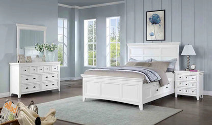 Furniture of America - Castile - 3 Pc. Queen Bedroom Set - CM7413WH-Q-4PC view 1