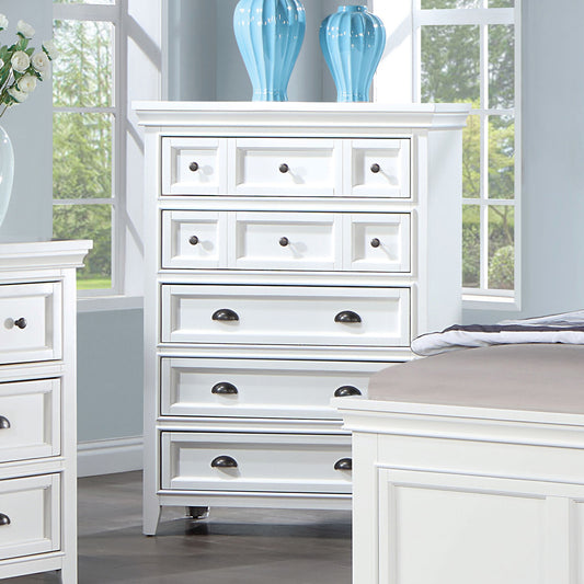 Furniture of America - Castile Chest in White - CM7413WH-C View 1