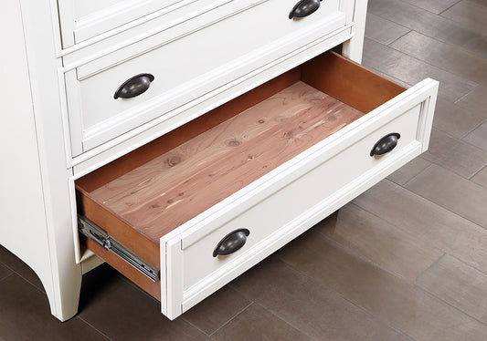 Furniture of America - Castile Chest in White - CM7413WH-C View 2