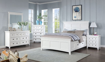 Furniture of America - Castile Full Bed in White - CM7413WH-F-BED View 2