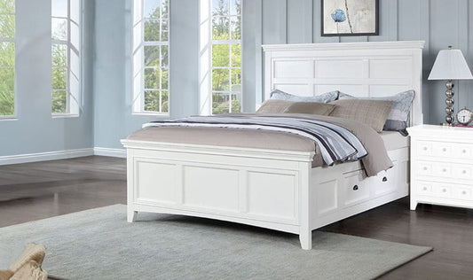 Furniture of America - Castile Queen Bed in White - CM7413WH-Q-BED View 1