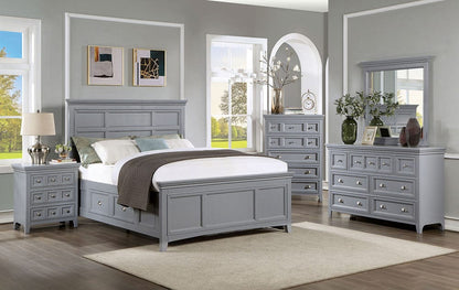 Furniture of America - Castlile Full Bed in Gray - CM7413GY-F-BED View 3