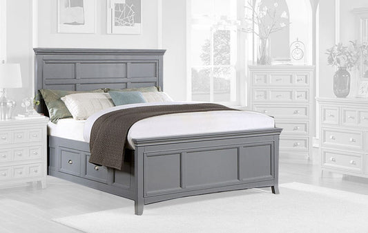 Furniture of America - Castlile Queen Bed in Gray - CM7413GY-Q-BED View 1