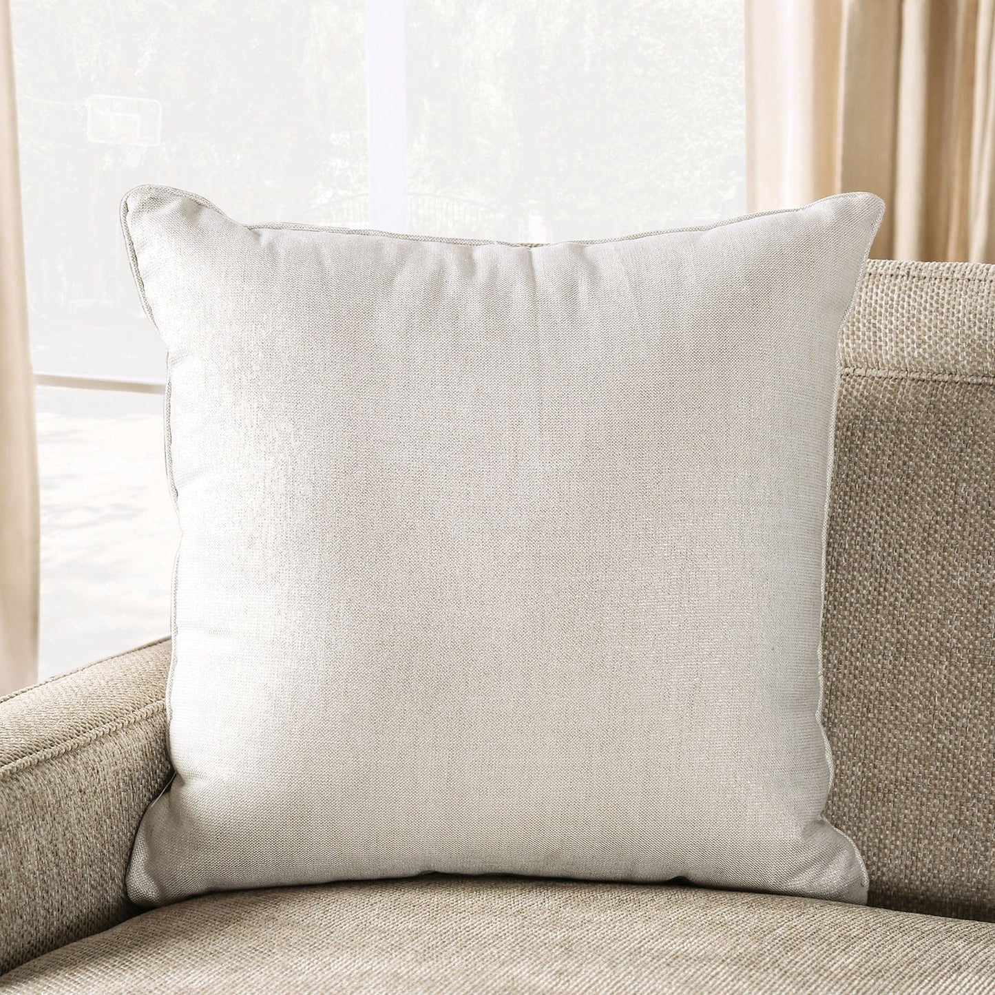 Furniture of America - Catarina Sofa + Loveseat in Beige/Teal - SM2287-2PC View 6