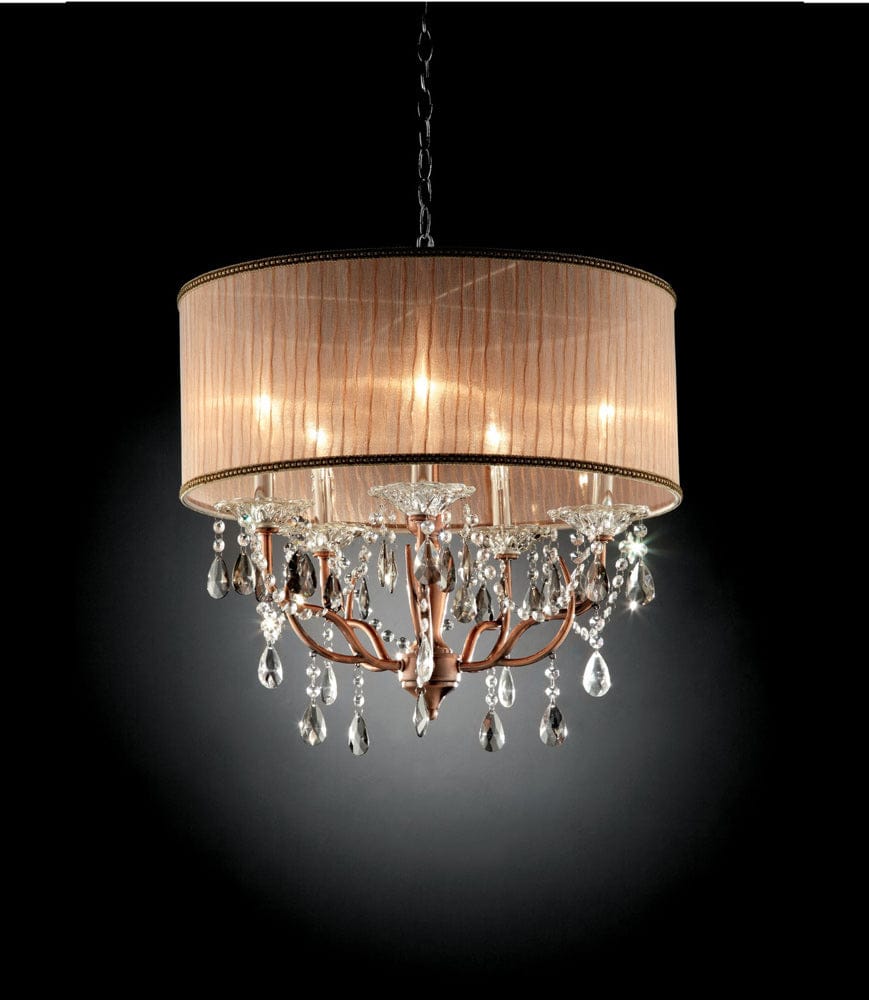 Furniture of America - Cecelia Ceiling Lamp in Copper - L95126H View 1