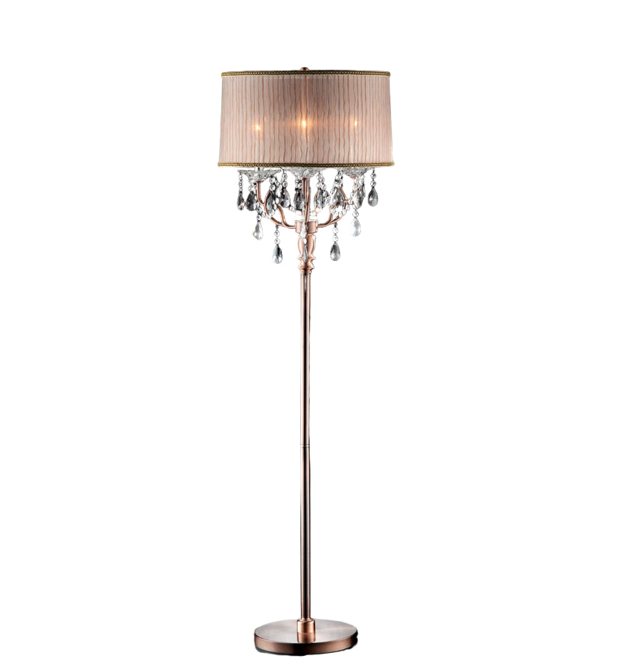 Furniture of America - Cecelia Floor Lamp in Copper - L95126F View 1