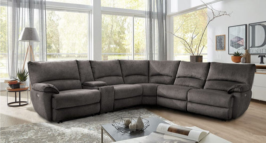 Furniture of America - Cerelia Power Sectional in Gray - CM9909GY-SECT-PM View 1