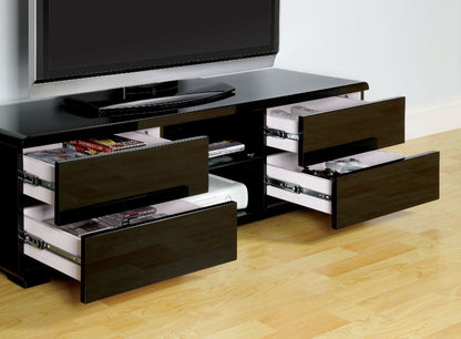 Furniture of America - Cerro 59" TV Console in Black - CM5530BK-TV View 2