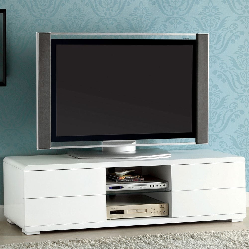 Furniture of America - Cerro 59" TV Console in White - CM5530WH-TV View 1