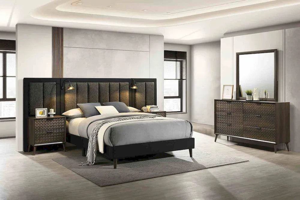 Furniture of America - Chalfont - 3 Pc. Queen Bedroom Set+WP - FM7272DB-Q-WP-4PC view 1